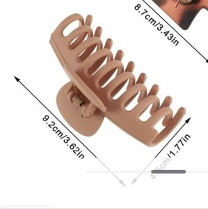 Light Brown / Mauve Claw Clip